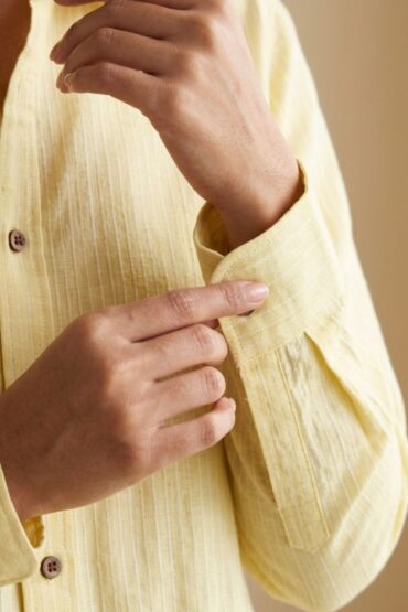 The Primrose Katha-Stitch Khadi Shirt
