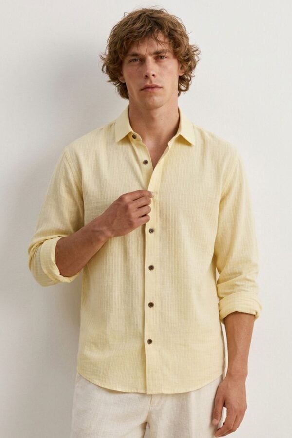 The Primrose Katha-Stitch Khadi Shirt
