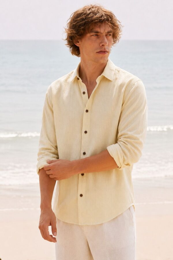 The Primrose Katha-Stitch Khadi Shirt