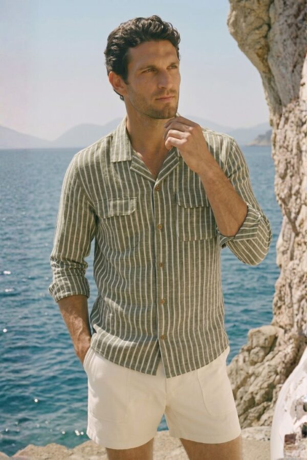 The Desert Khaki Khadi Shirt