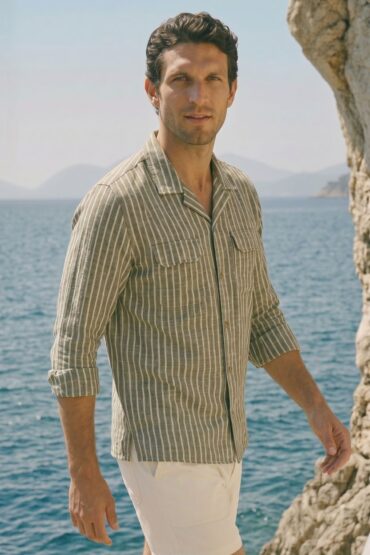 The Desert Khaki Khadi Shirt