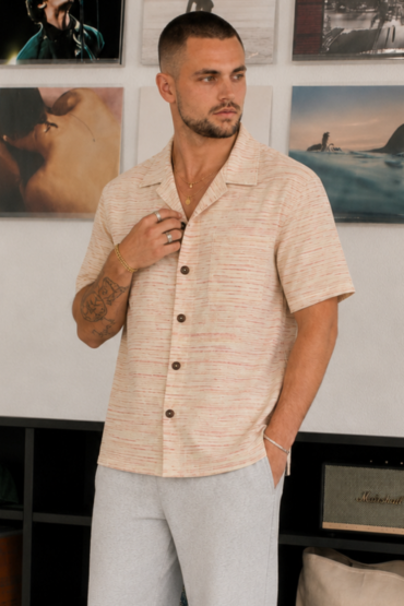 The Rosewood Slub Khadi Shirt