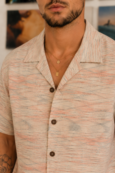 The Pastel Melange Khadi Shirt