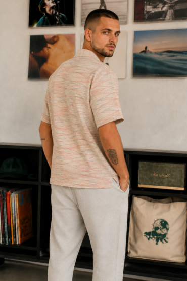 The Pastel Melange Khadi Shirt