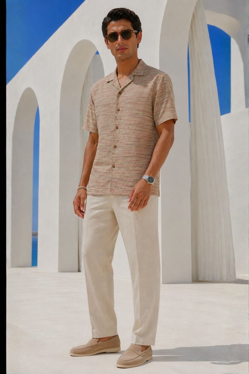 The Desert Mesa Melange Khadi Shirt - Image 2