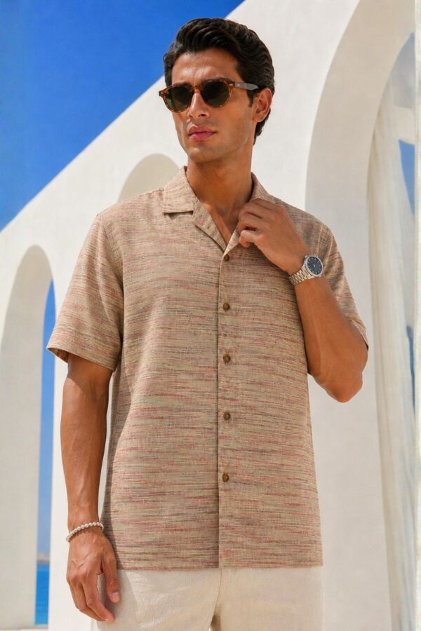 The Desert Mesa Melange Khadi Shirt