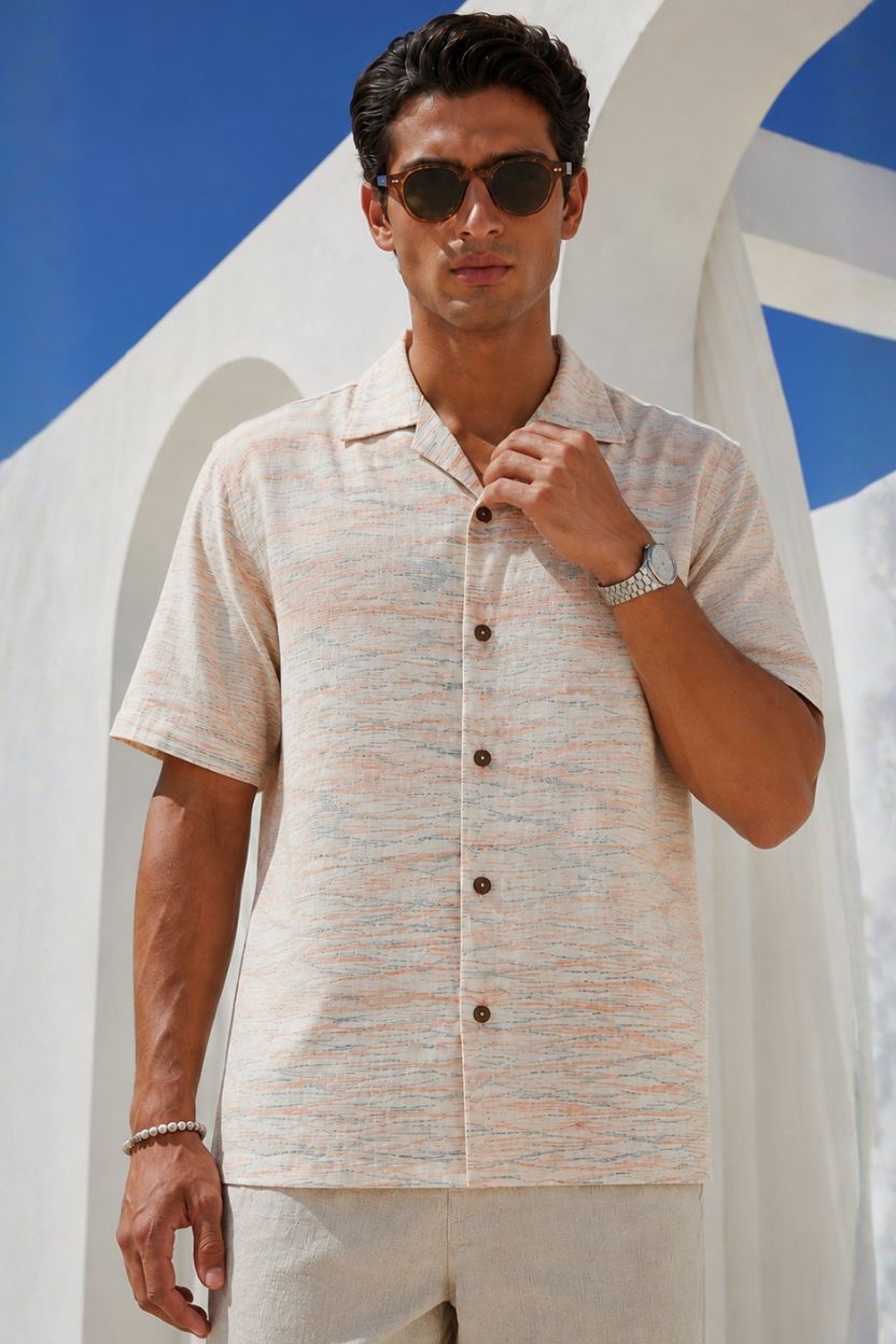 The Pastel Melange Khadi Shirt - Image 4