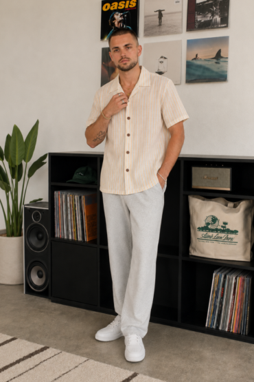 The Sunlight Pinstripe Khadi Shirt