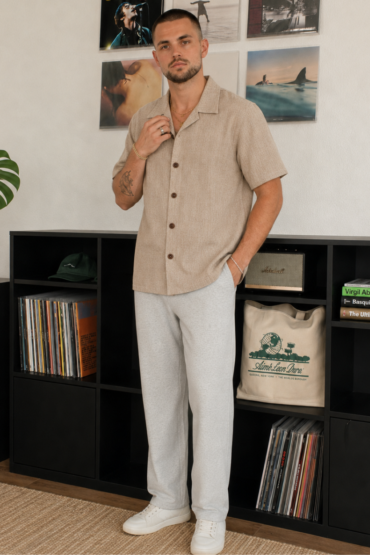 The Mojave Sand Khadi Shirt