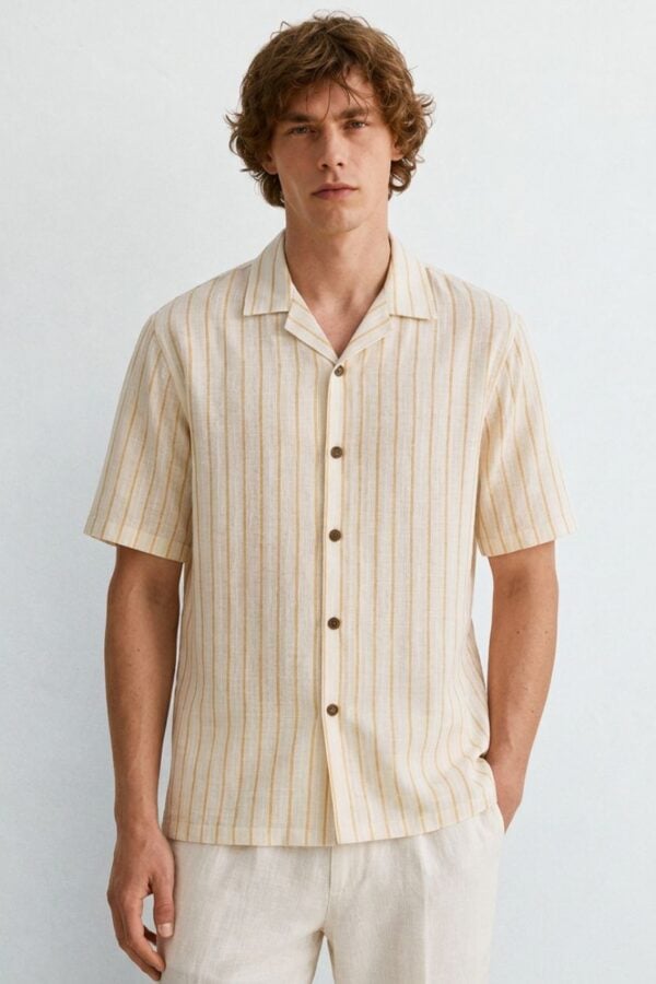The Sunlight Pinstripe Khadi Shirt