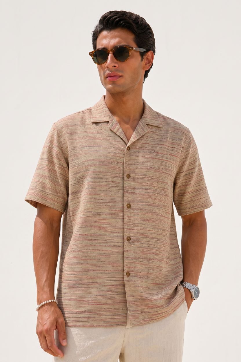 The Desert Mesa Melange Khadi Shirt