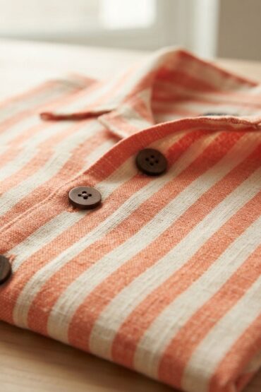The Tropic Sunrise Stripe Khadi Shirt