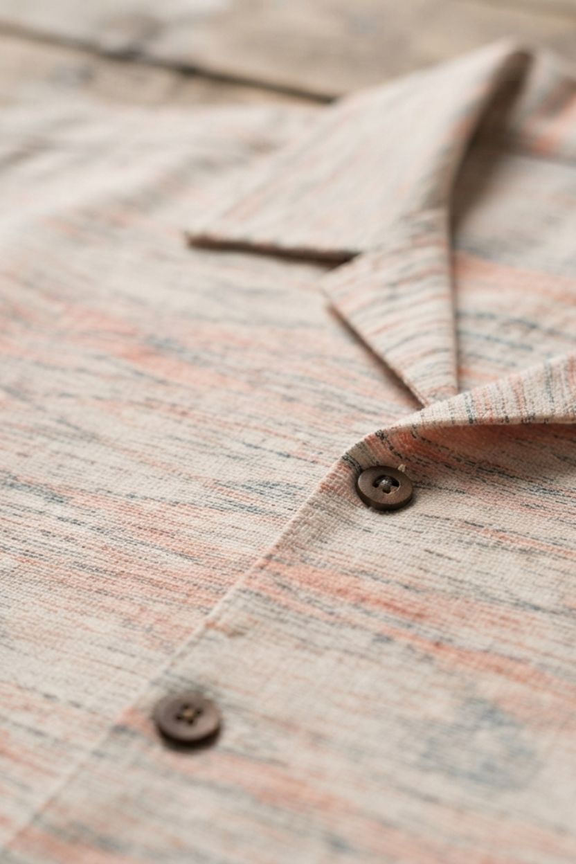 The Pastel Melange Khadi Shirt - Image 5