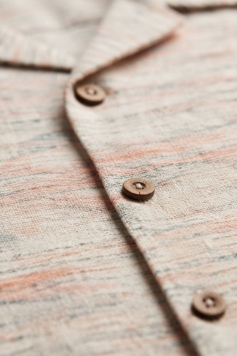 The Pastel Melange Khadi Shirt - Image 6