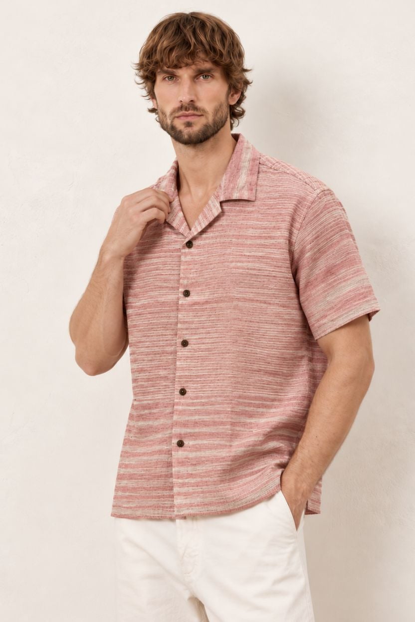 The Desert Mesa Melange Khadi Shirt - Image 2