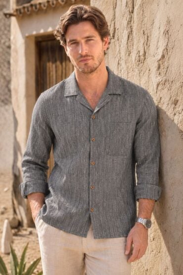 The Ash Grey Khadi Shirt