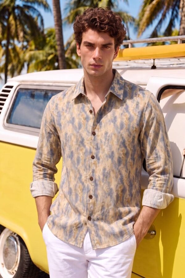 The Sandstone Cloud Wash Cotton Shirt