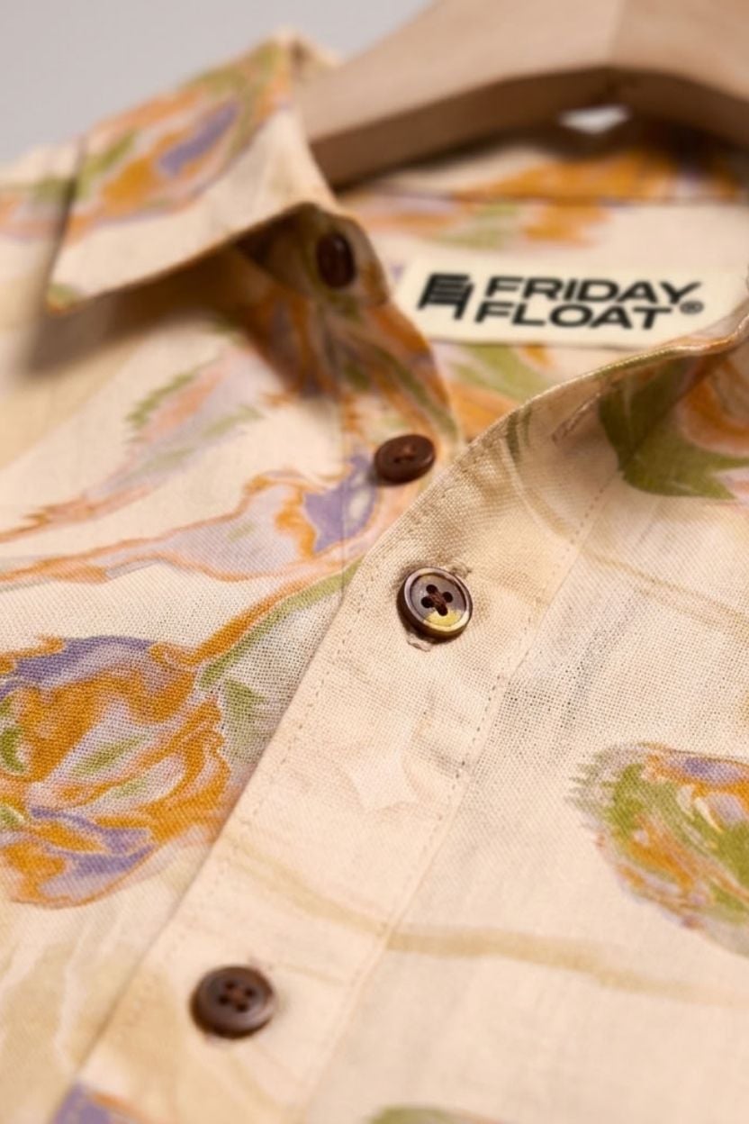 The Pastel Tulip Abstract Cotton Shirt - Image 4