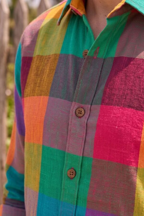 The Carnival Block Check Cotton Shirt