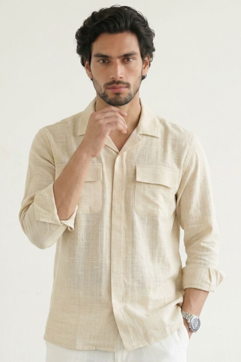 The Natural Ivory Cotton Shirt
