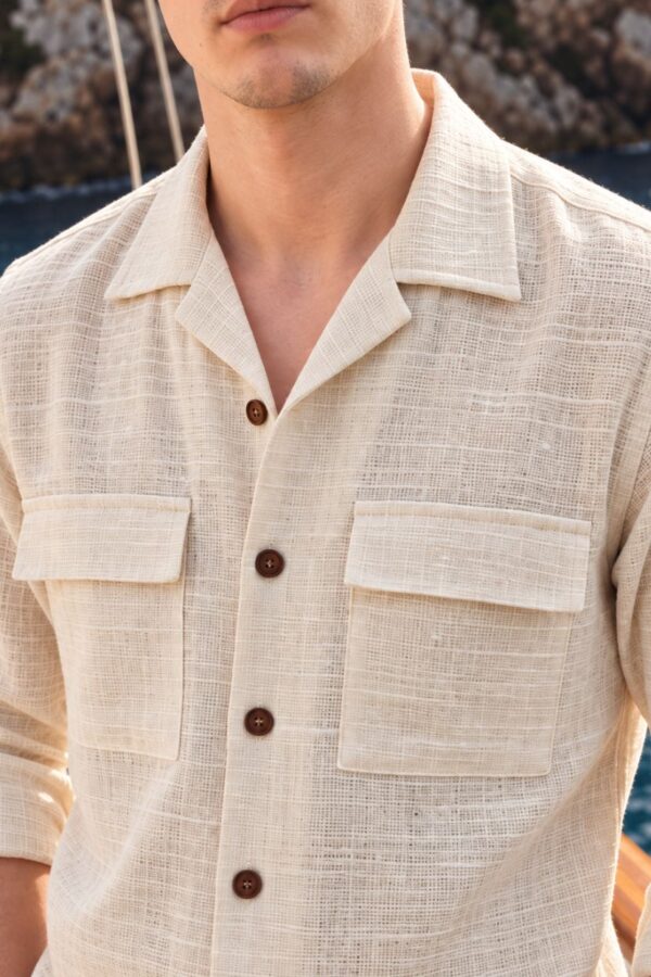 The Natural Ivory Cotton Shirt