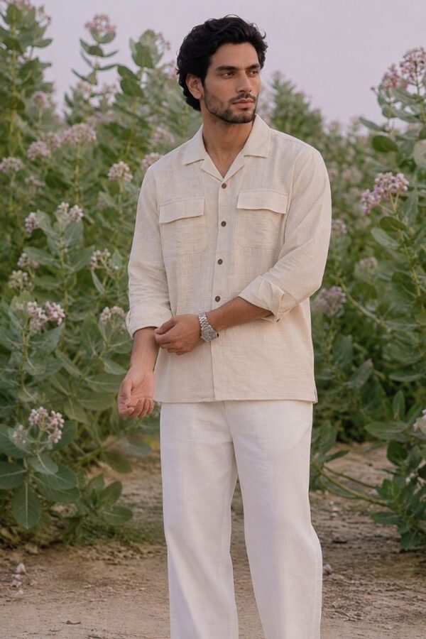 The Natural Ivory Cotton Shirt
