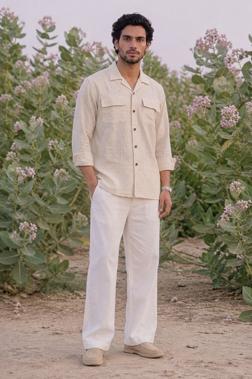 The Natural Ivory Cotton Shirt - Image 5