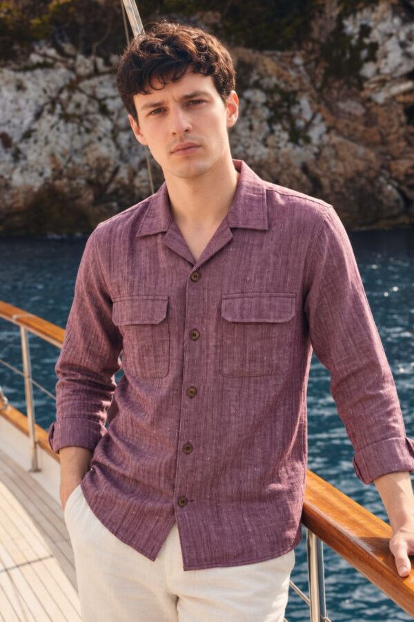 The Dusty Plum Heather Shirt