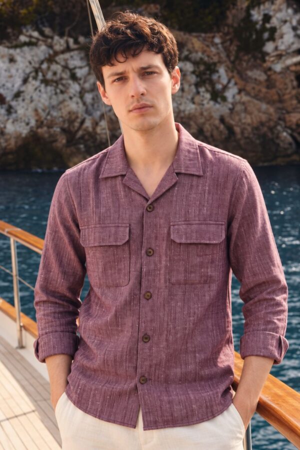 The Dusty Plum Heather Shirt