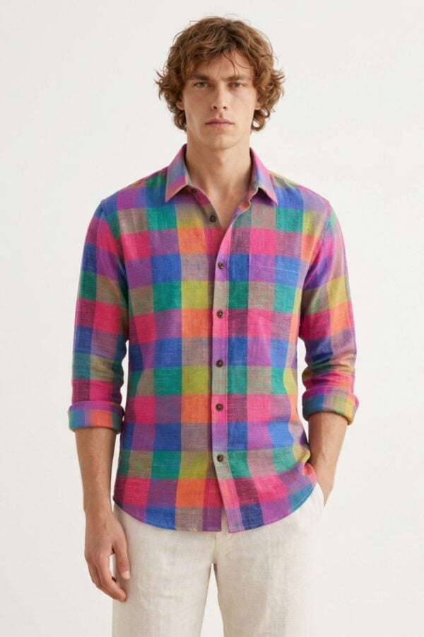 The Carnival Madras Check Cotton Shirt
