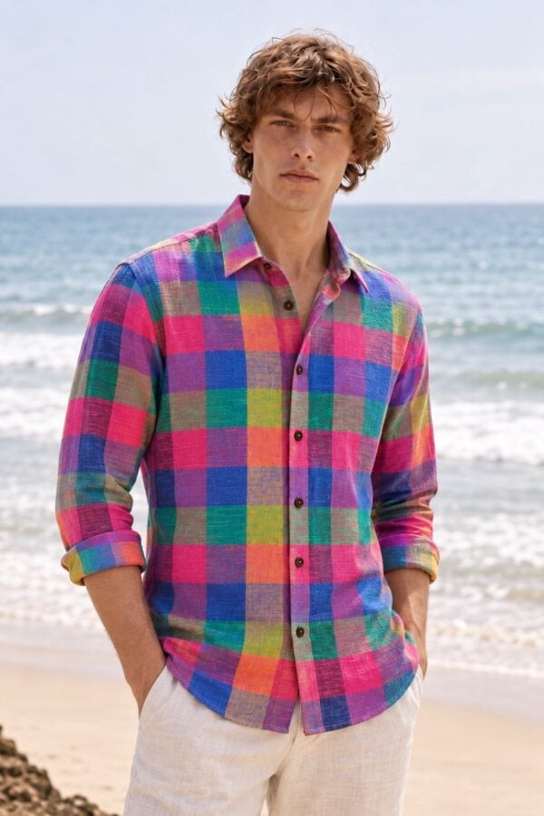 The Carnival Madras Check Cotton Shirt