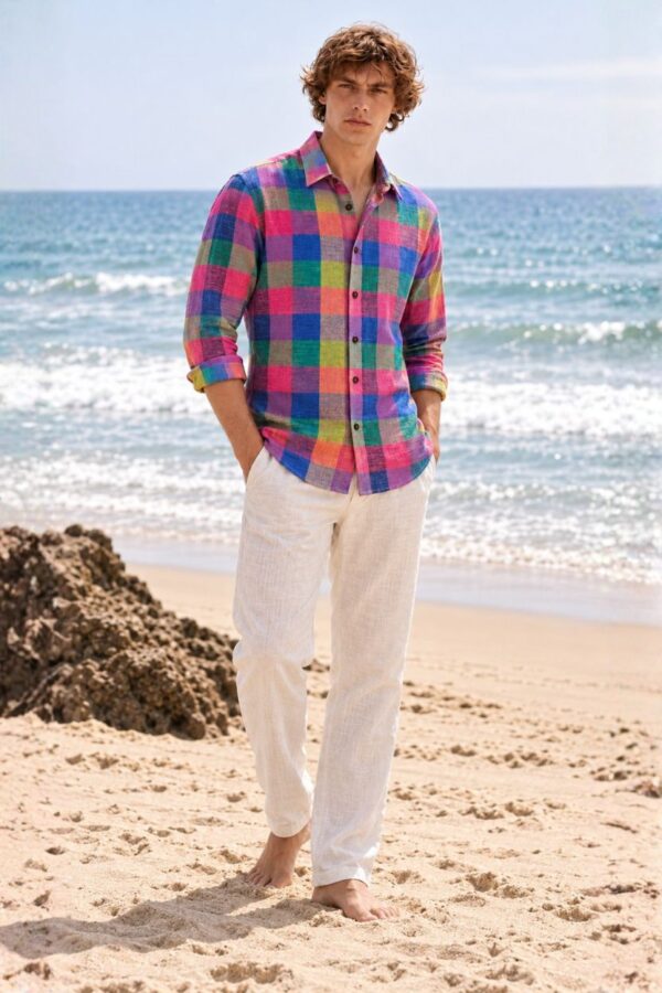 The Carnival Madras Check Cotton Shirt