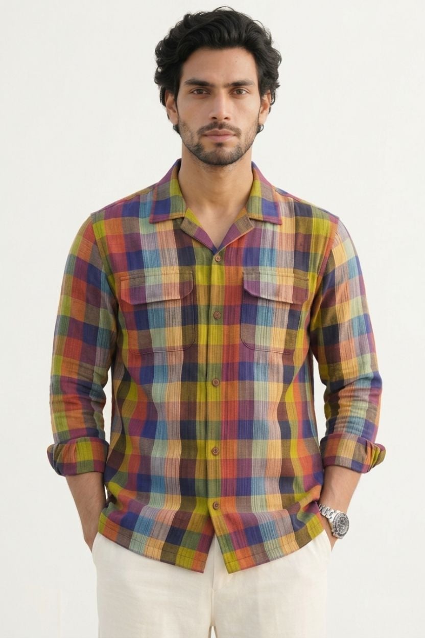 The Multi-Color Madras Cotton Shirt