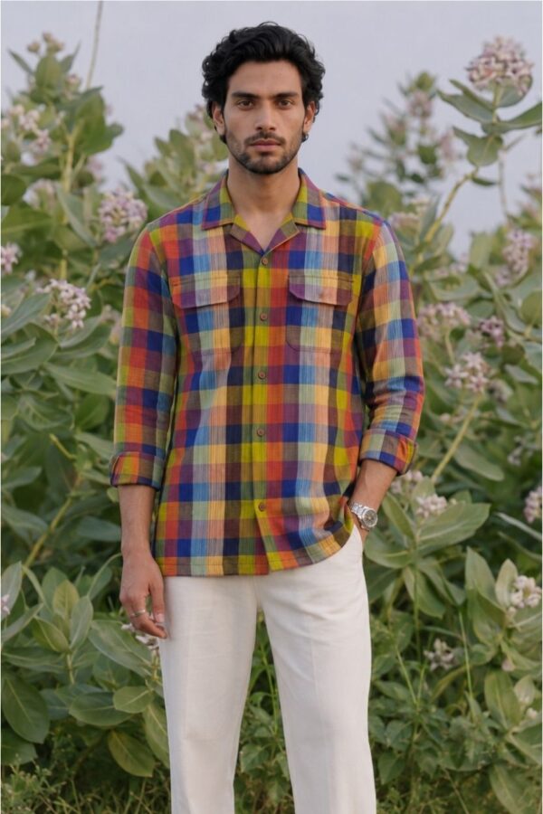 The Multi-Color Madras Cotton Shirt