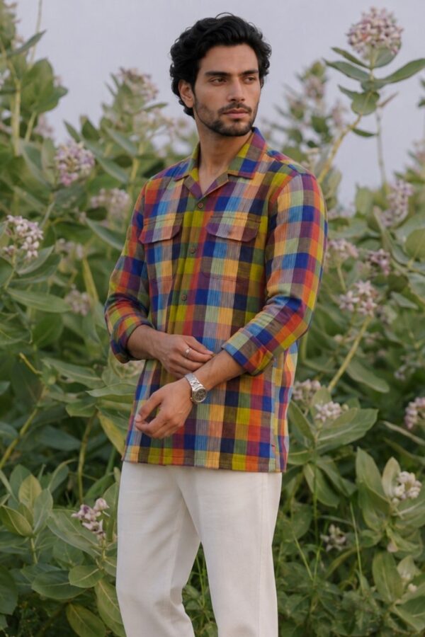 The Multi-Color Madras Cotton Shirt