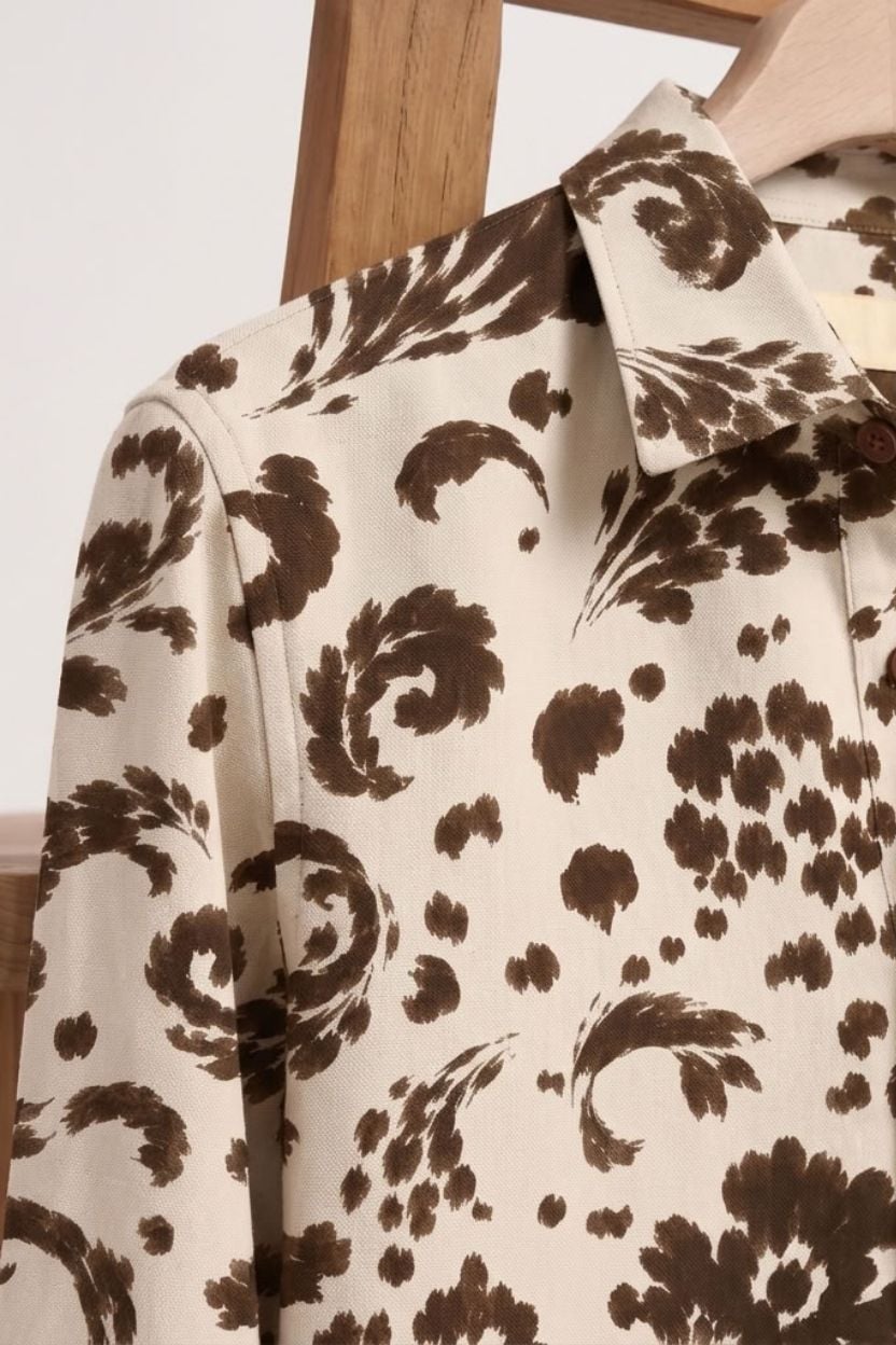The Sepia Flora Cotton Shirt - Image 4
