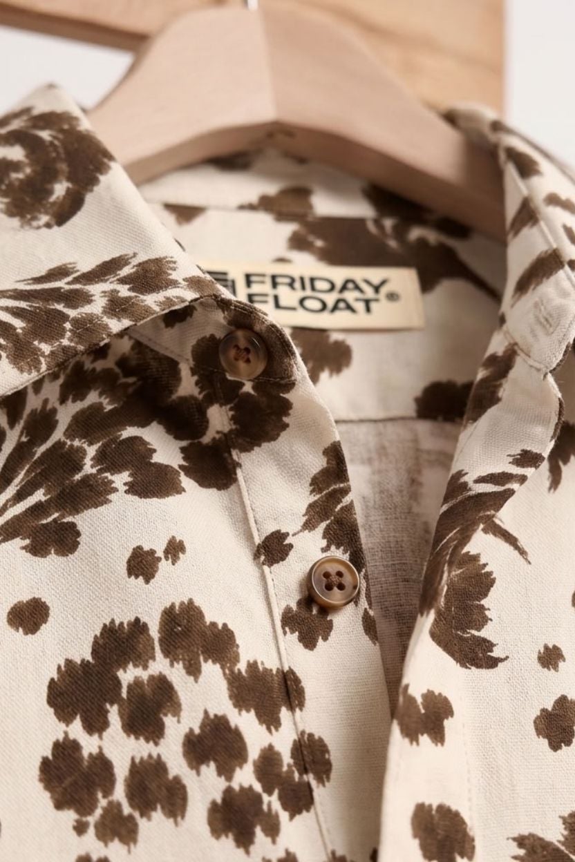 The Sepia Flora Cotton Shirt - Image 3