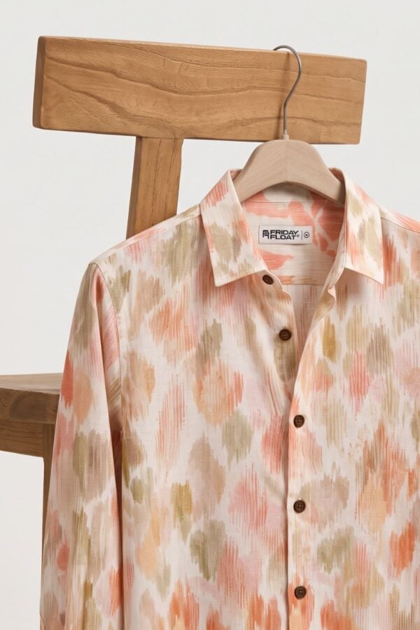 The Pastel Mirage Print Cotton Shirt