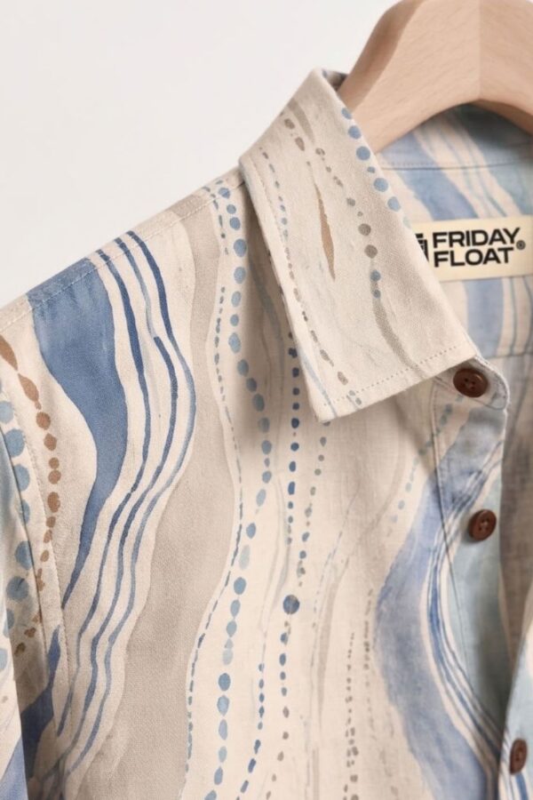 The Ocean Wave Cotton Shirt