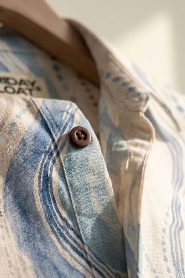 The Ocean Wave Cotton Shirt