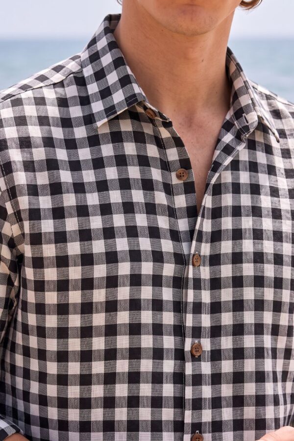 The Monochrome Gingham Shirt
