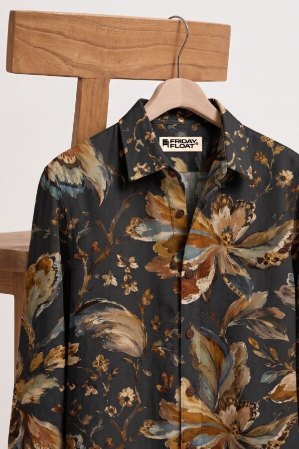 The Teal Botanica Cotton Shirt