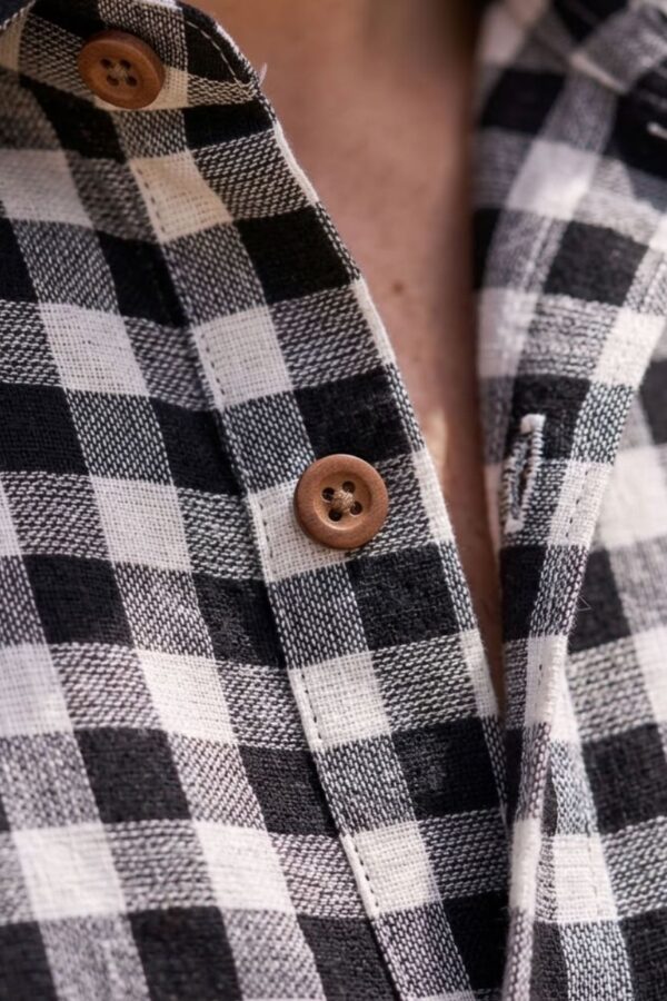The Monochrome Gingham Shirt
