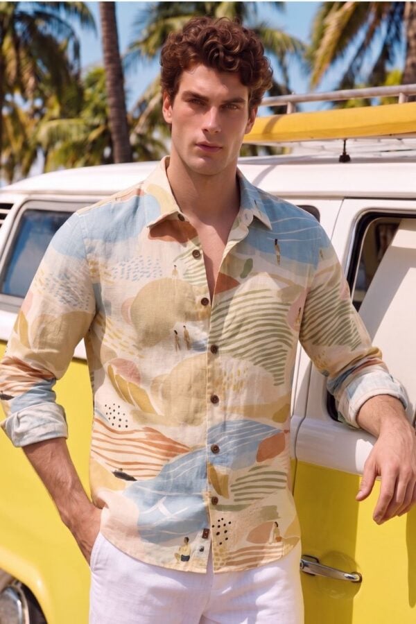 The Desert Mirage Cotton Shirt