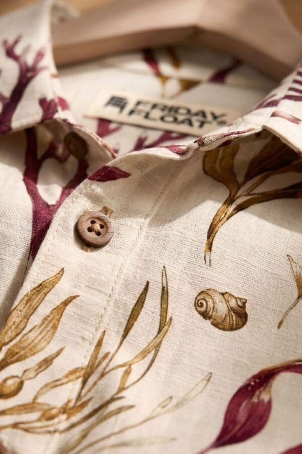 The Crimson Coral Cotton Shirt