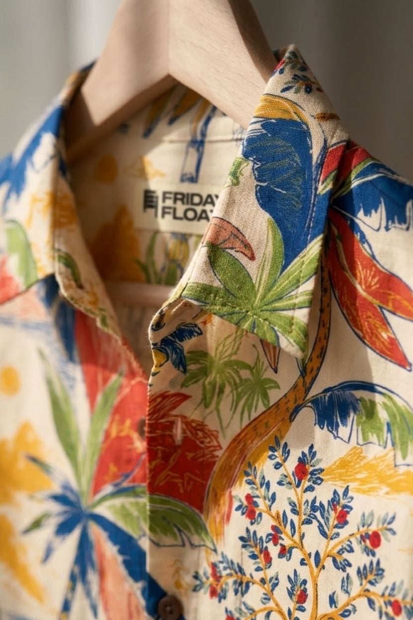 The Tropic Oasis Cotton Shirt - Image 5