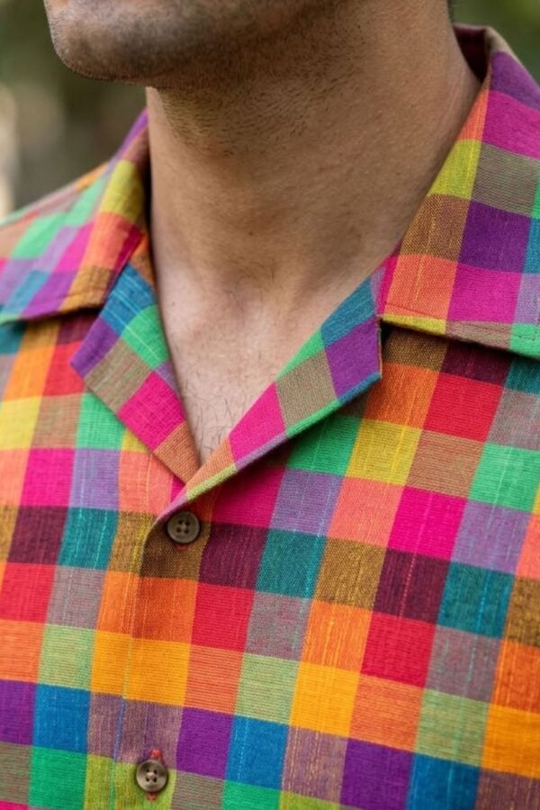 The Prism Check Handloom Cuban